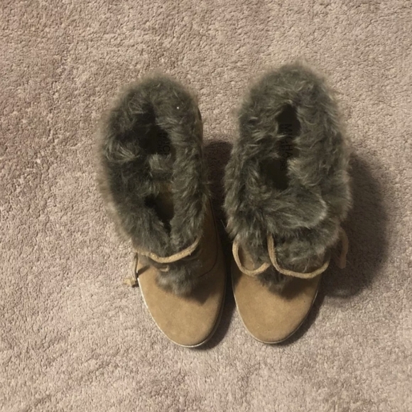 Michael Kors Chestnut Suede Ankle Boots  -11M - Picture 3 of 4